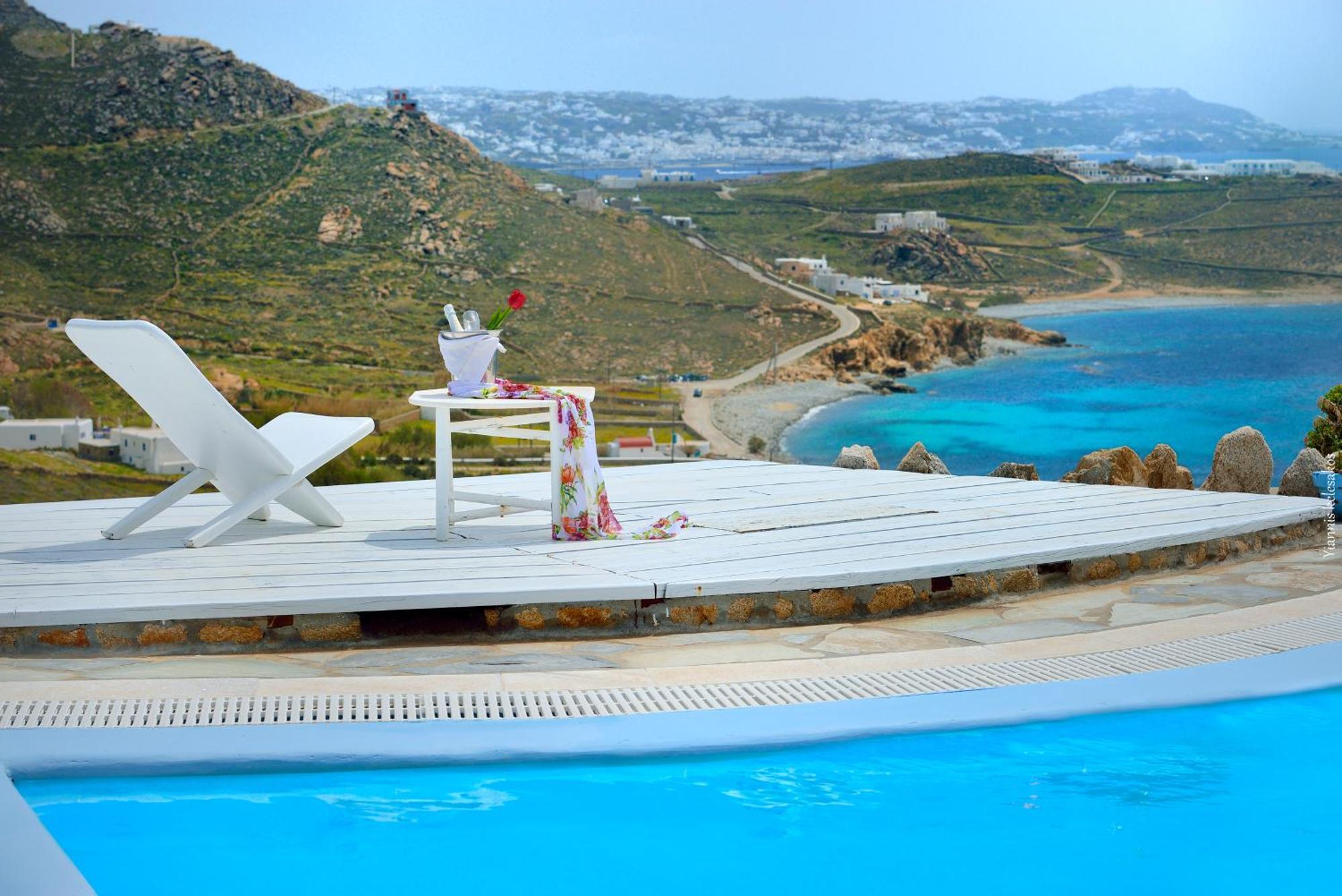 Seablue Villas Houlakia  Oda fotoğraf